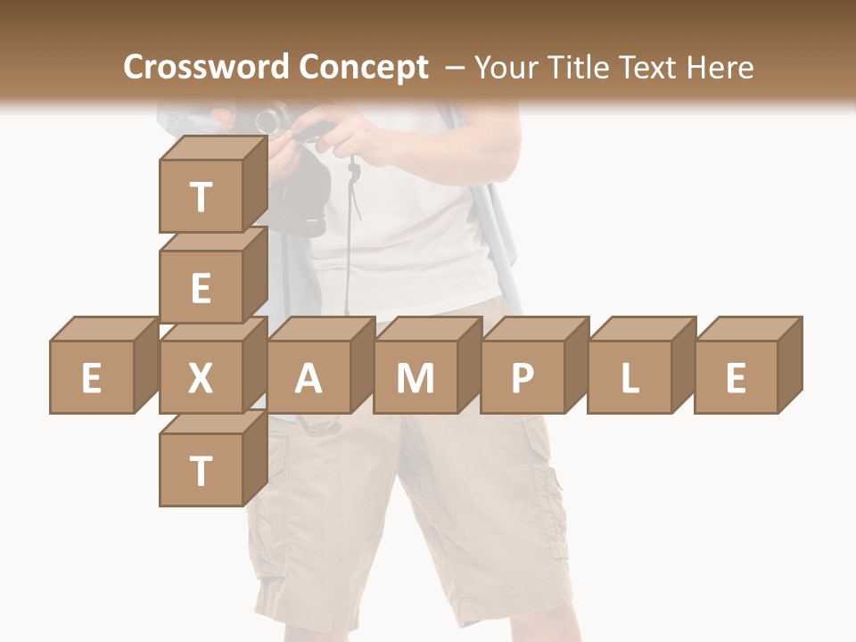 Holding Person Energy PowerPoint Template