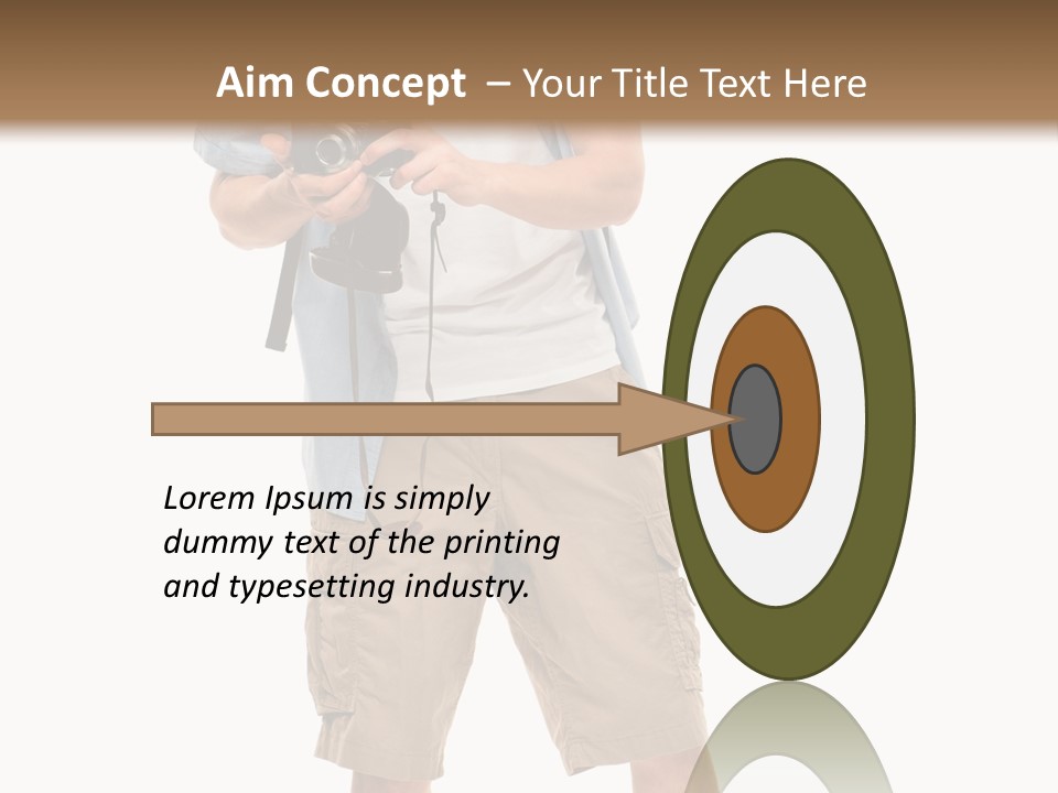 Holding Person Energy PowerPoint Template