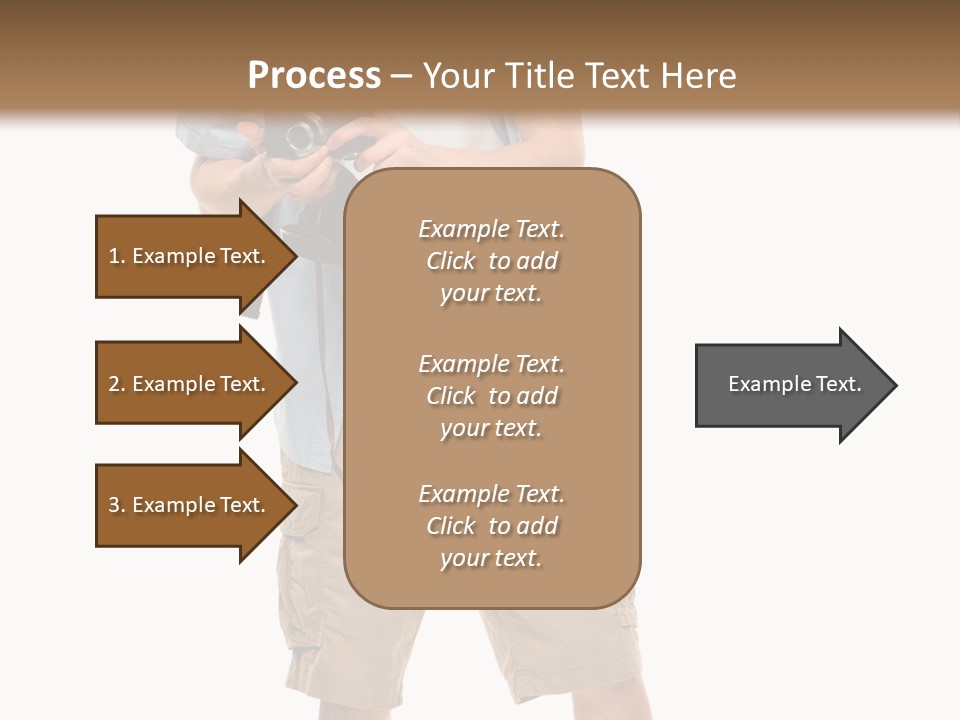 Holding Person Energy PowerPoint Template