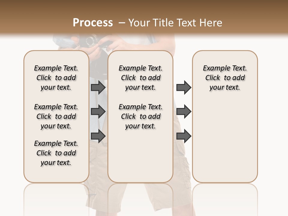 Holding Person Energy PowerPoint Template