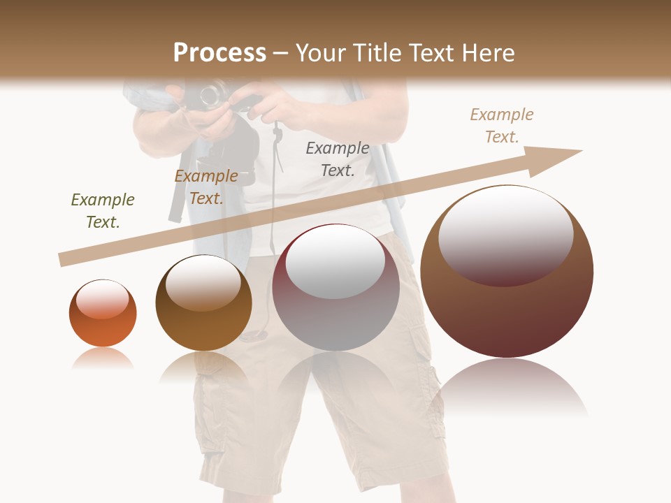 Holding Person Energy PowerPoint Template