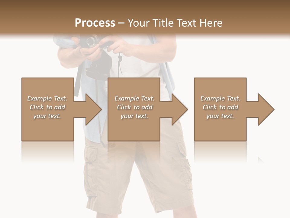 Holding Person Energy PowerPoint Template