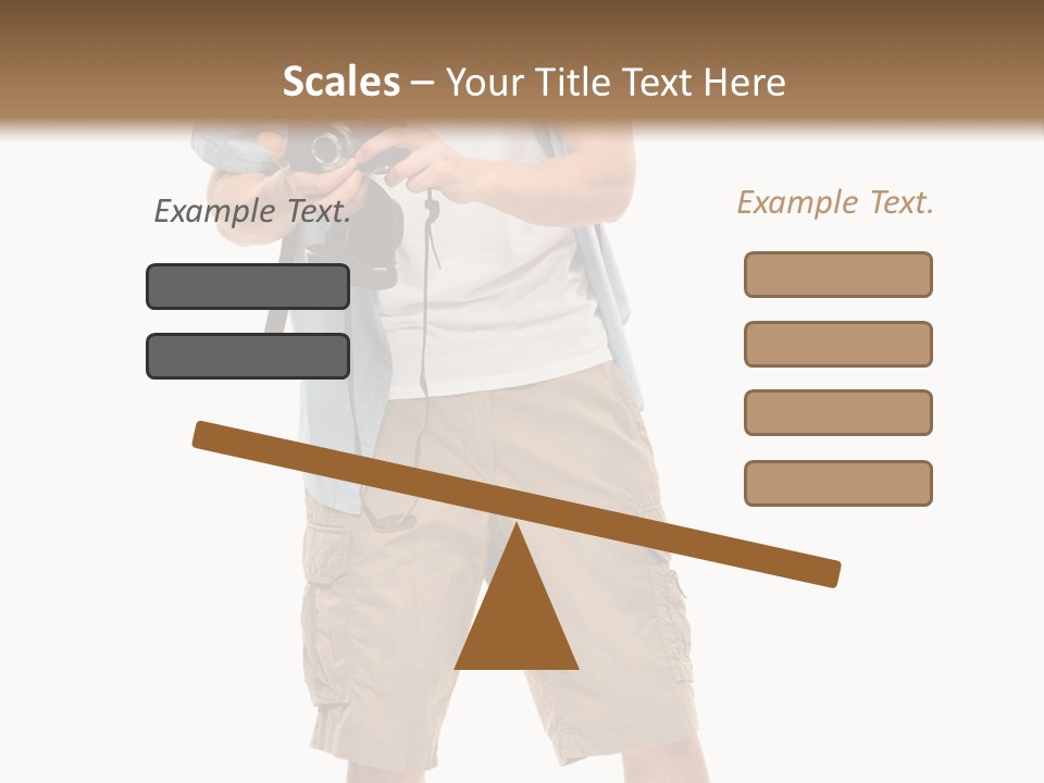 Holding Person Energy PowerPoint Template