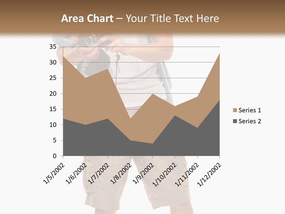 Holding Person Energy PowerPoint Template