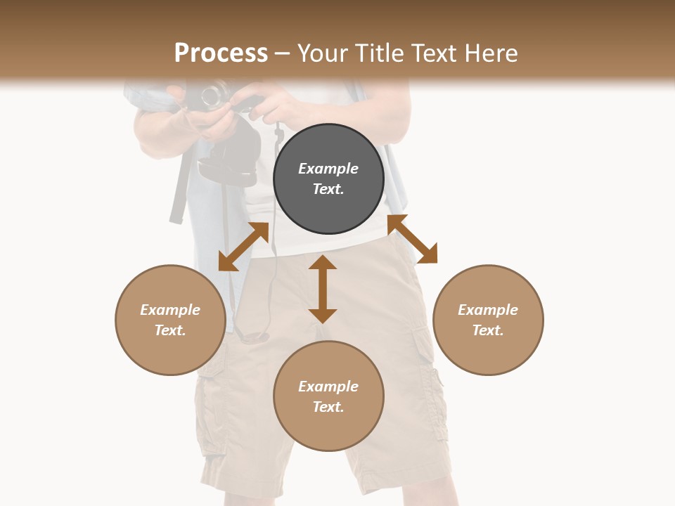 Holding Person Energy PowerPoint Template