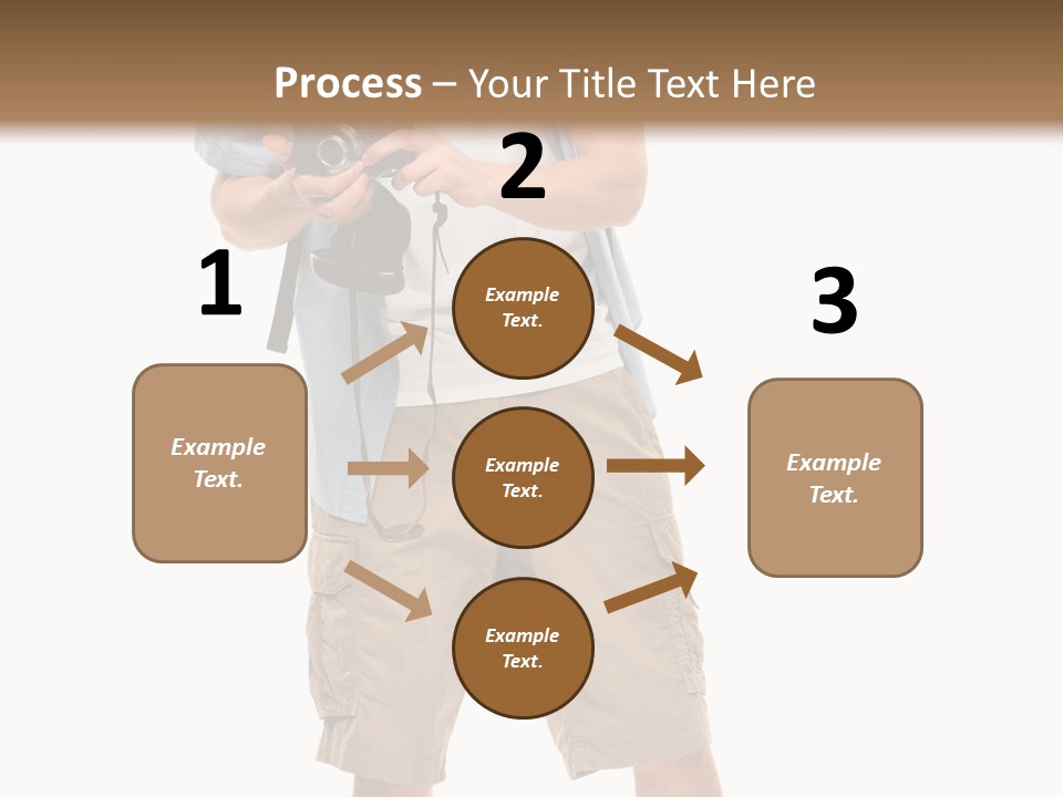 Holding Person Energy PowerPoint Template