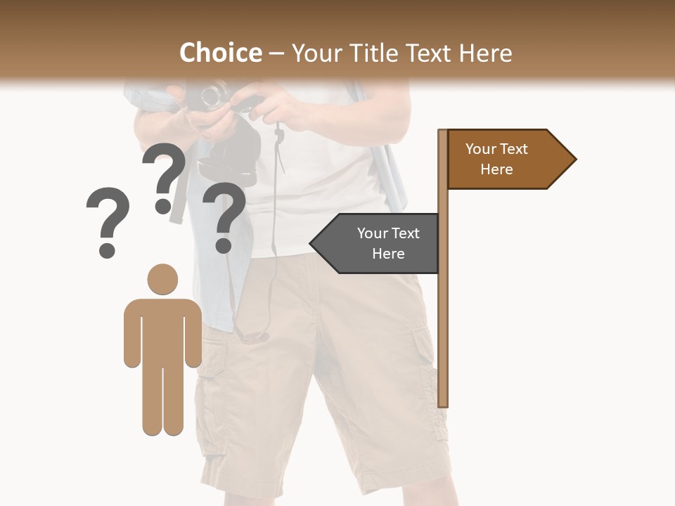 Holding Person Energy PowerPoint Template