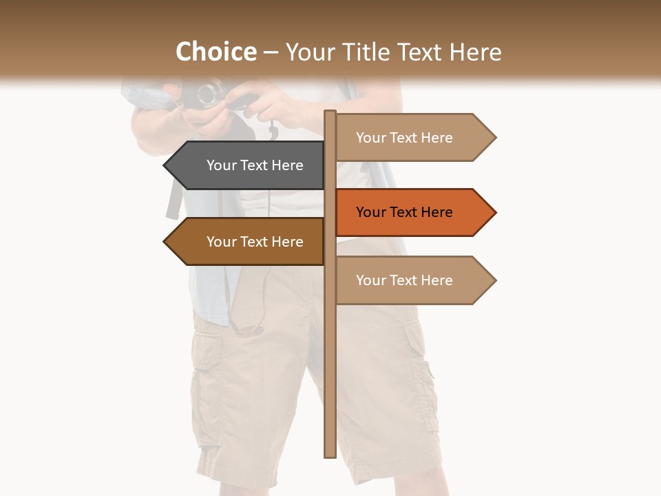 Holding Person Energy PowerPoint Template