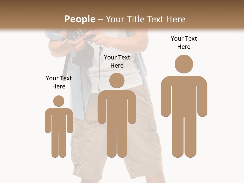 Holding Person Energy PowerPoint Template