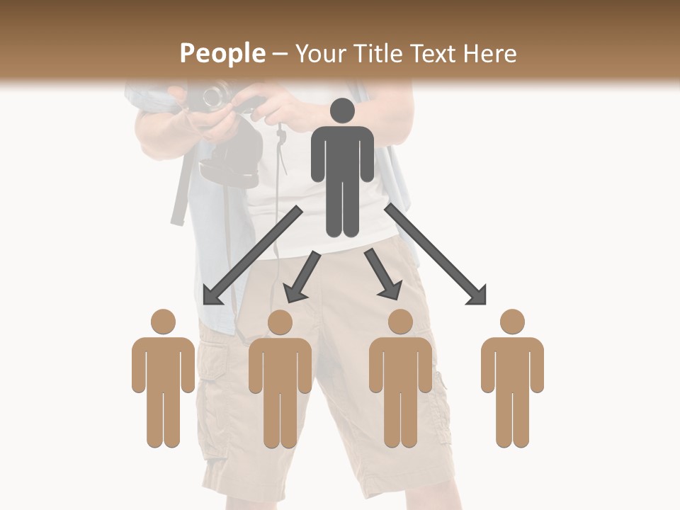 Holding Person Energy PowerPoint Template