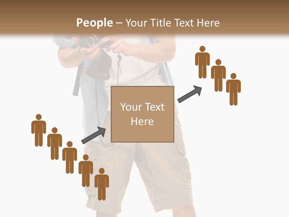 Holding Person Energy PowerPoint Template