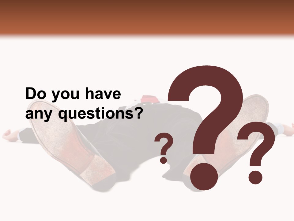 Floor People Fainted PowerPoint Template