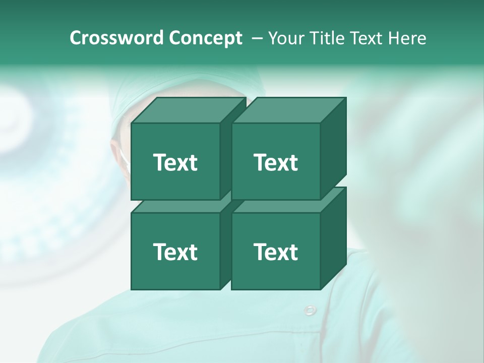 Clinic Surgical Man PowerPoint Template