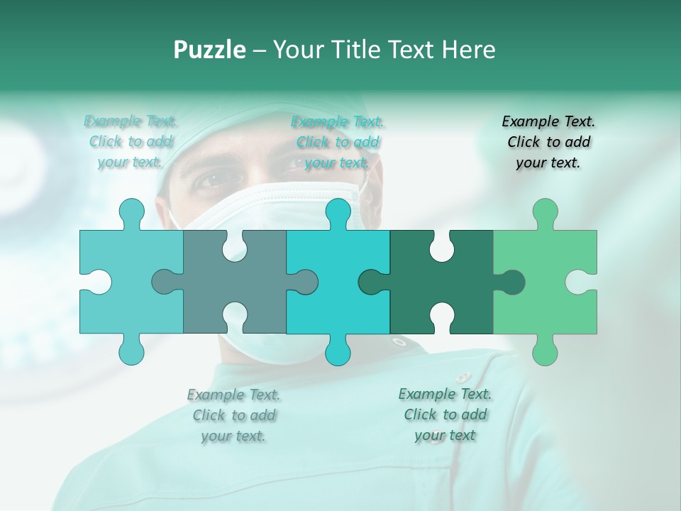 Clinic Surgical Man PowerPoint Template