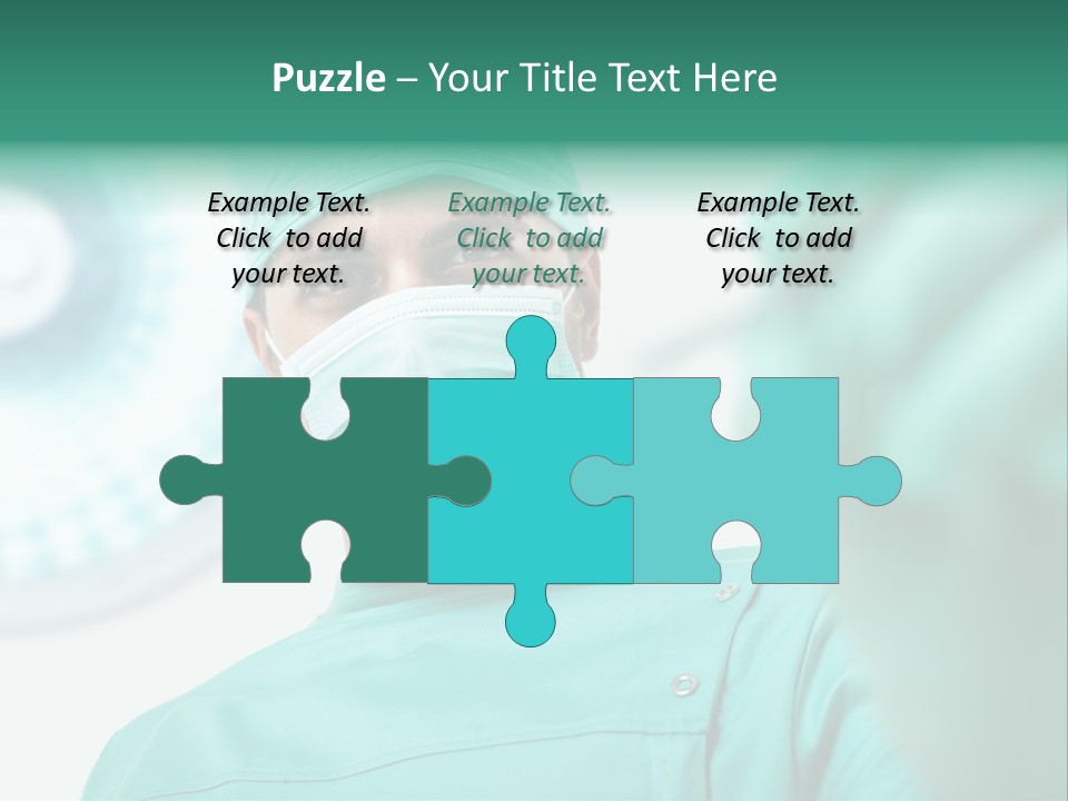 Clinic Surgical Man PowerPoint Template