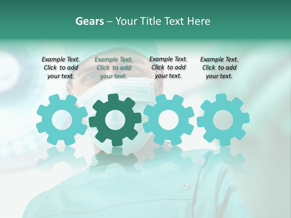 Clinic Surgical Man PowerPoint Template