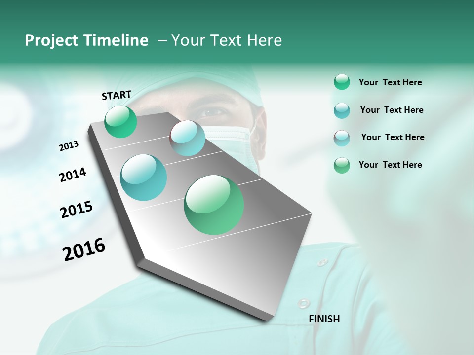 Clinic Surgical Man PowerPoint Template