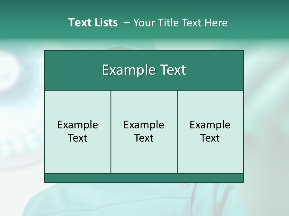 Clinic Surgical Man PowerPoint Template