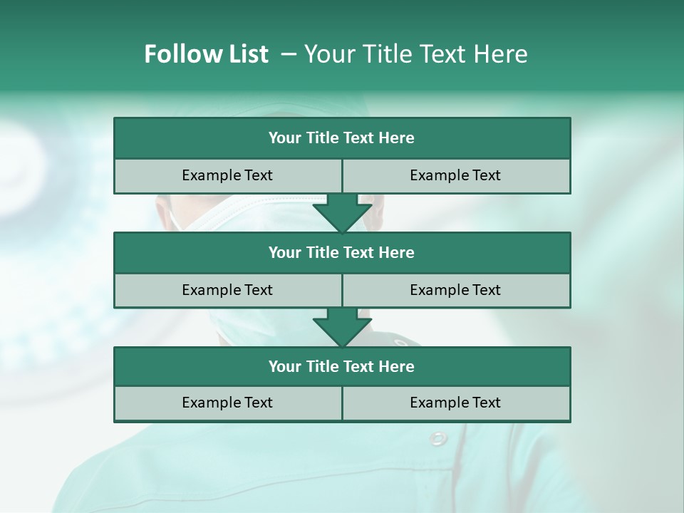 Clinic Surgical Man PowerPoint Template