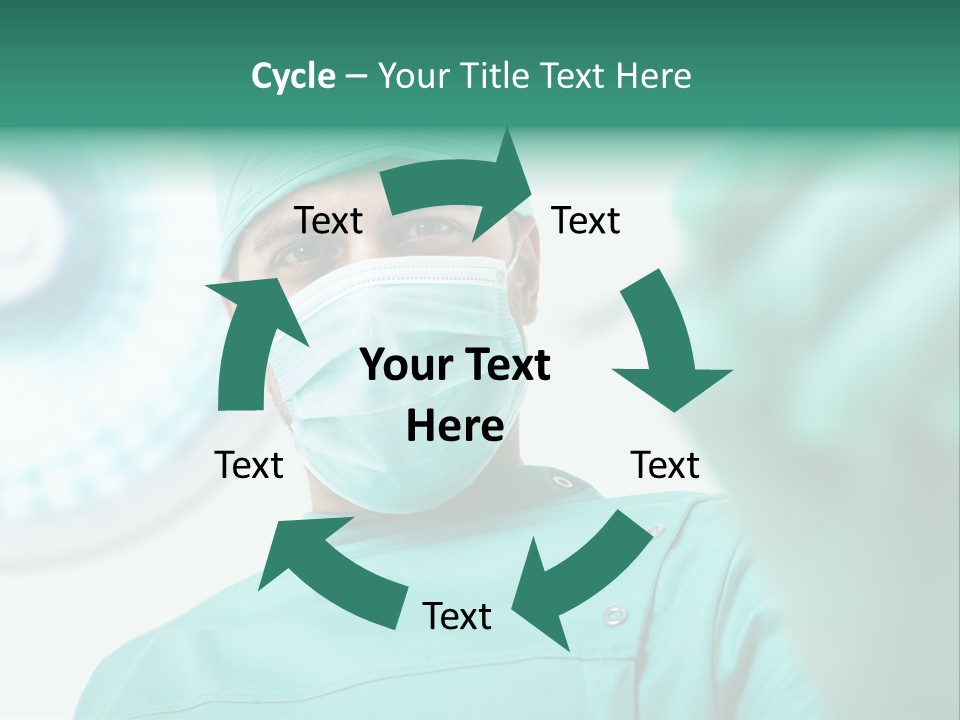 Clinic Surgical Man PowerPoint Template