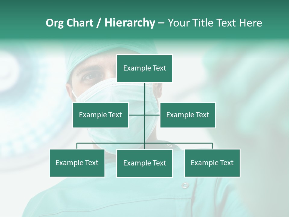 Clinic Surgical Man PowerPoint Template