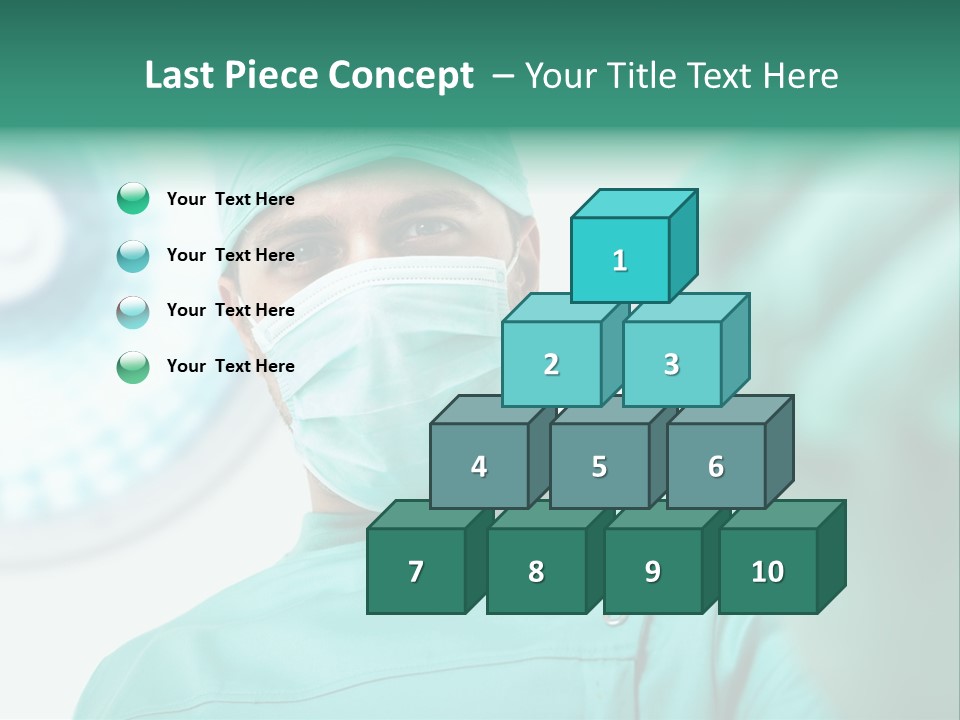 Clinic Surgical Man PowerPoint Template
