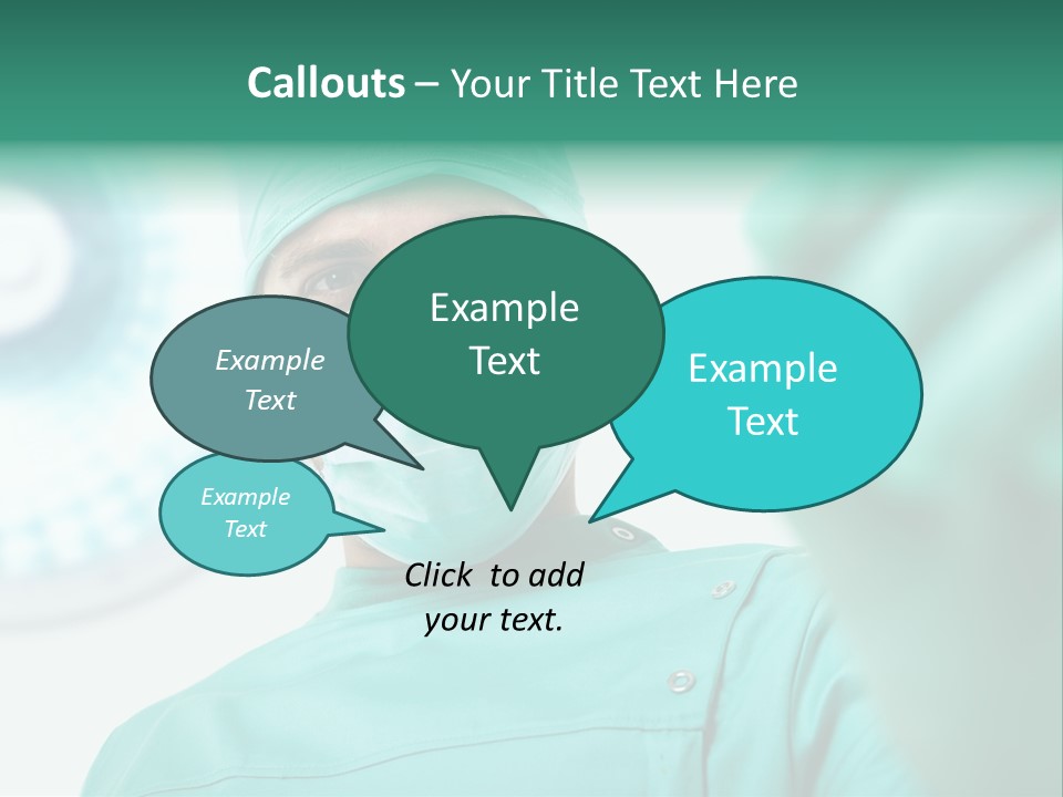 Clinic Surgical Man PowerPoint Template