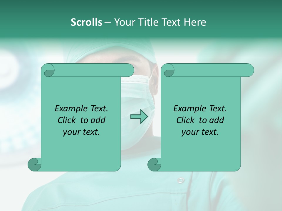 Clinic Surgical Man PowerPoint Template