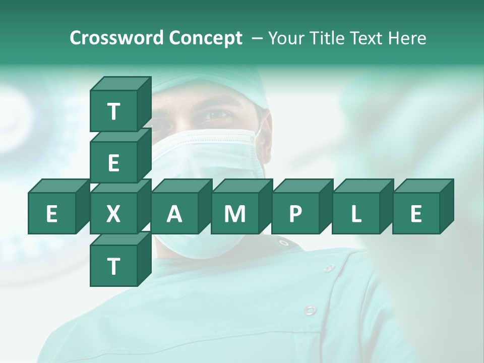 Clinic Surgical Man PowerPoint Template