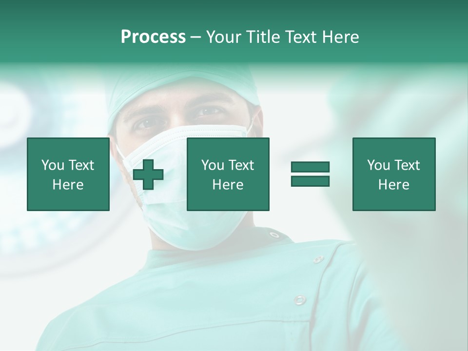 Clinic Surgical Man PowerPoint Template