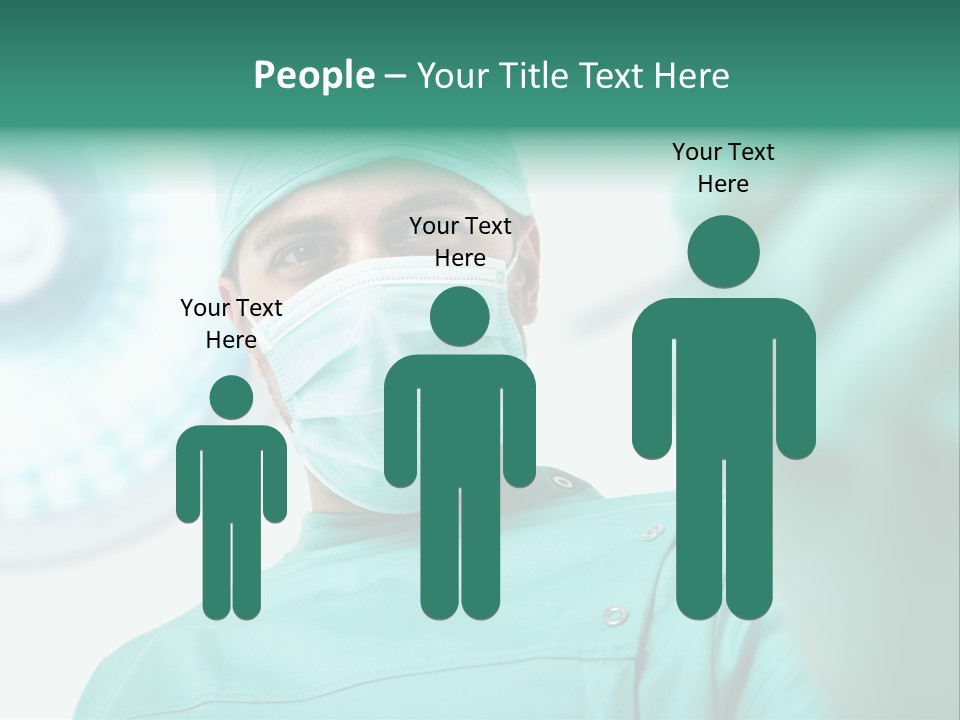 Clinic Surgical Man PowerPoint Template