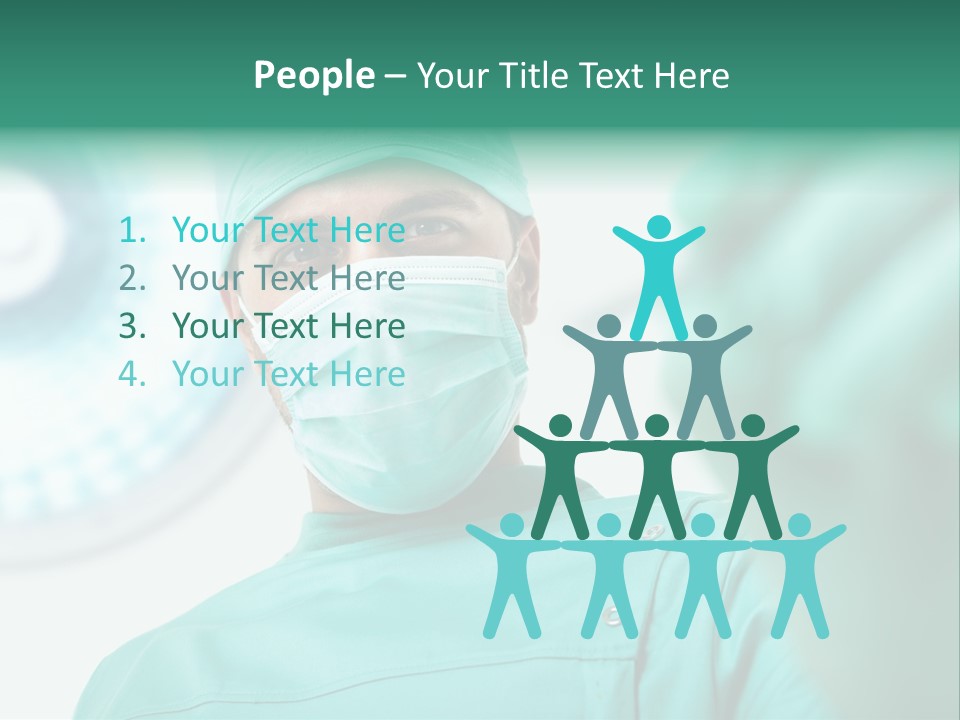 Clinic Surgical Man PowerPoint Template