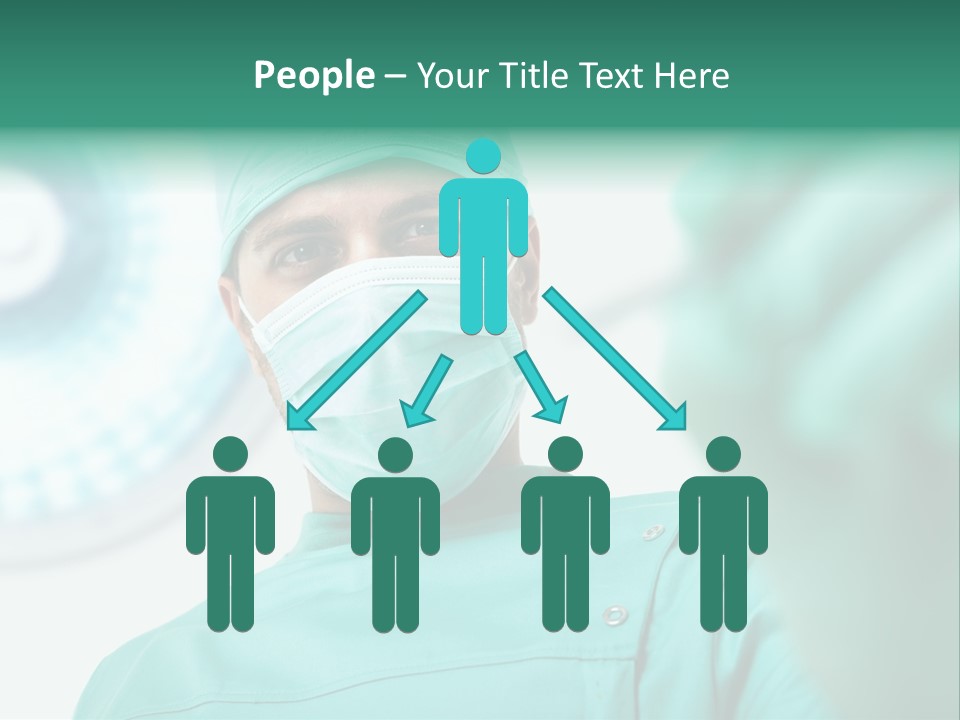 Clinic Surgical Man PowerPoint Template