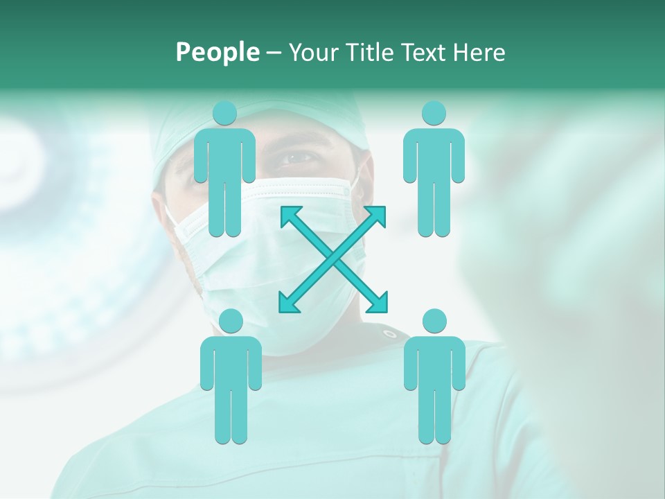 Clinic Surgical Man PowerPoint Template
