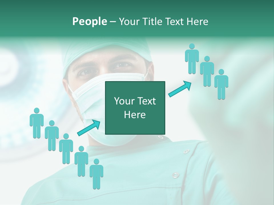 Clinic Surgical Man PowerPoint Template