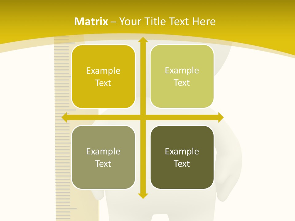 Cartoon Meters Feet PowerPoint Template