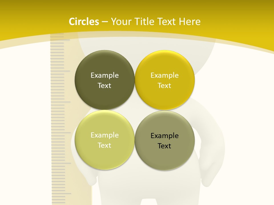 Cartoon Meters Feet PowerPoint Template