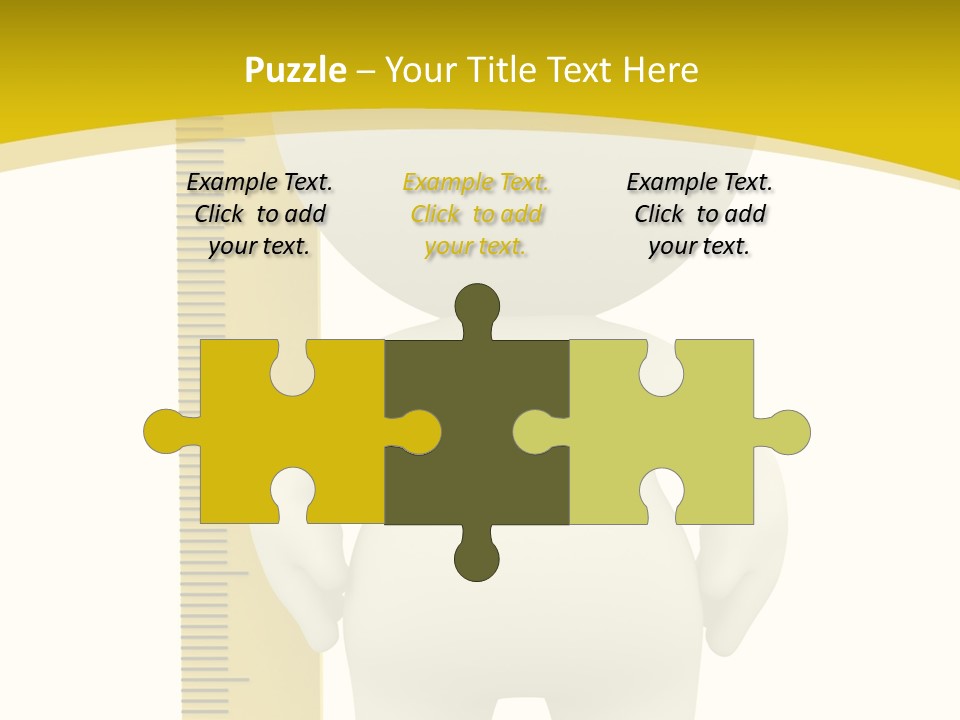 Cartoon Meters Feet PowerPoint Template