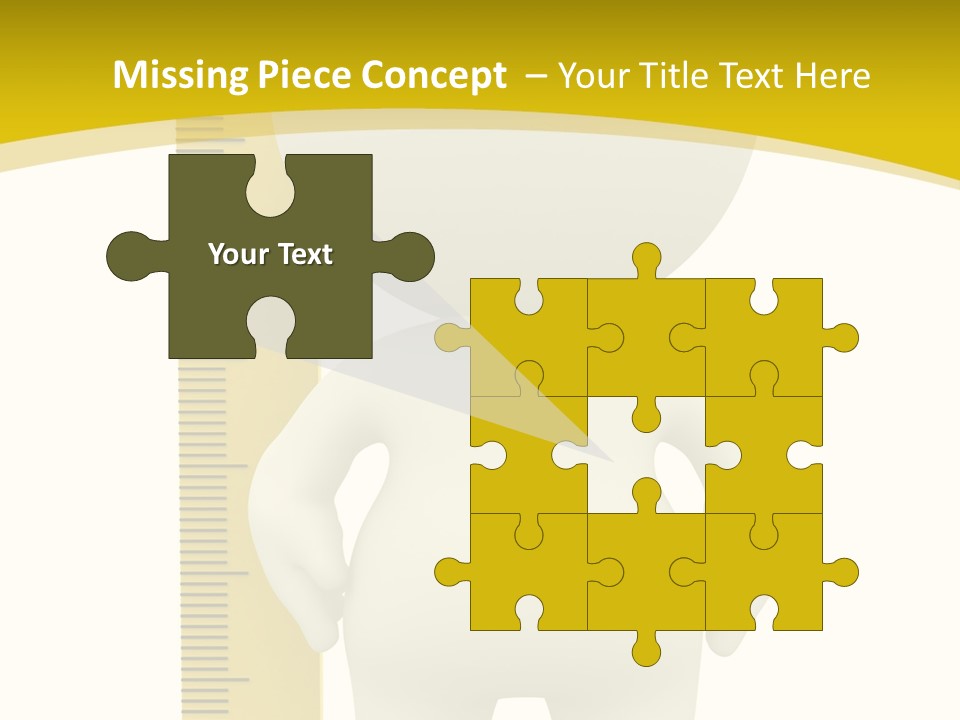 Cartoon Meters Feet PowerPoint Template