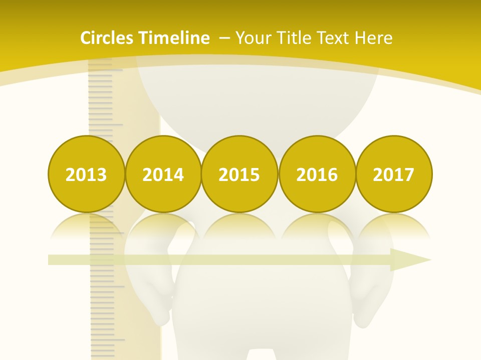 Cartoon Meters Feet PowerPoint Template