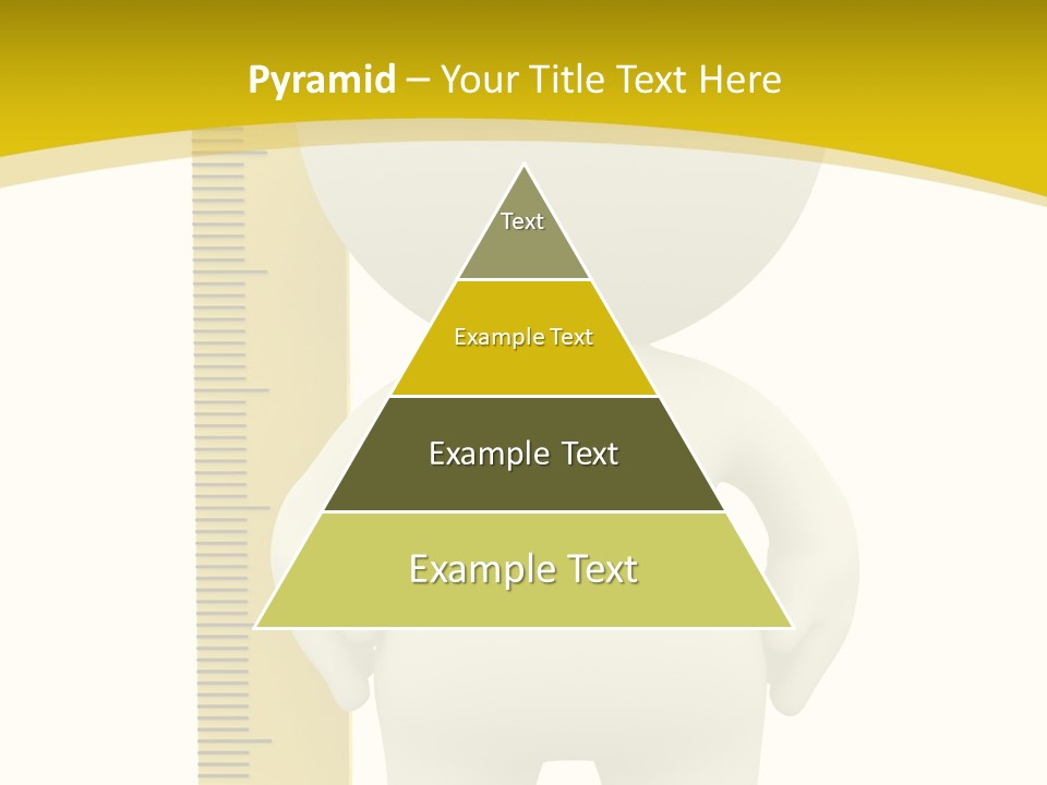 Cartoon Meters Feet PowerPoint Template