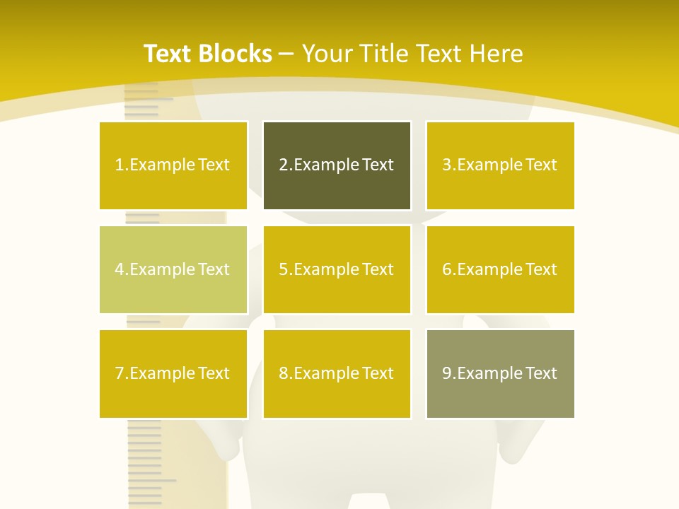 Cartoon Meters Feet PowerPoint Template