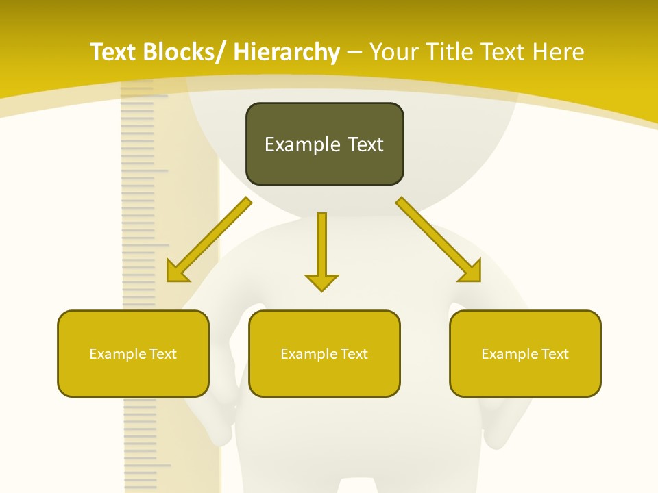 Cartoon Meters Feet PowerPoint Template