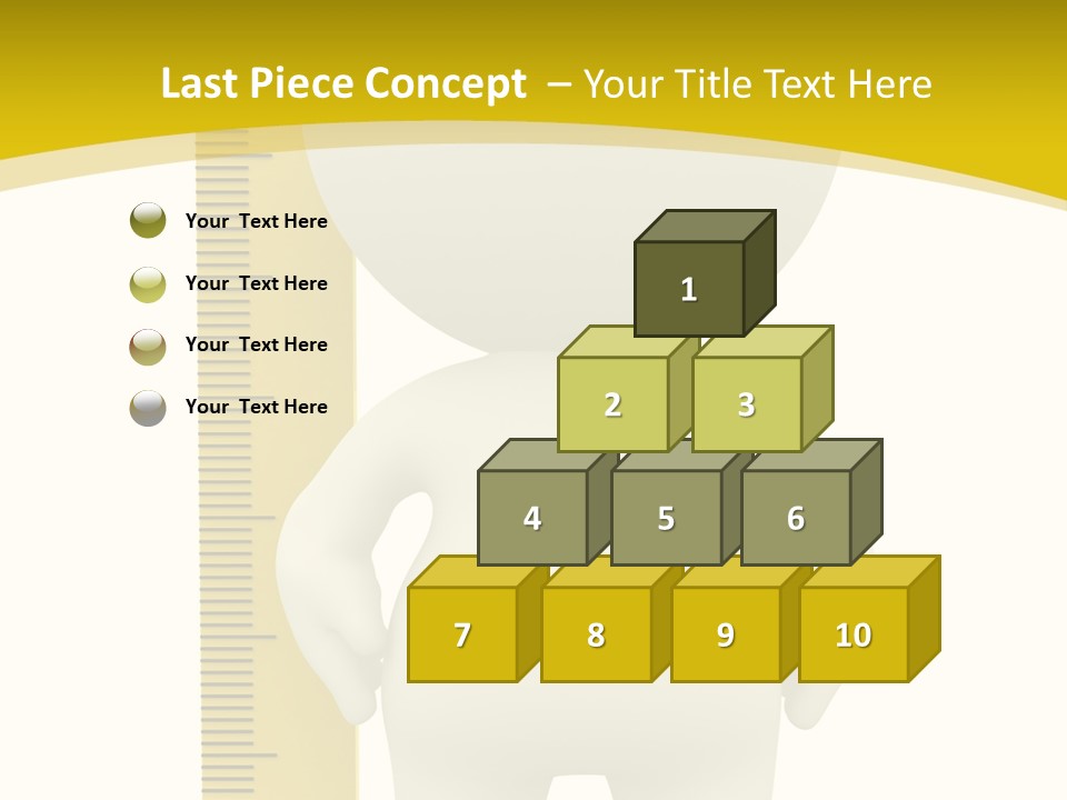 Cartoon Meters Feet PowerPoint Template