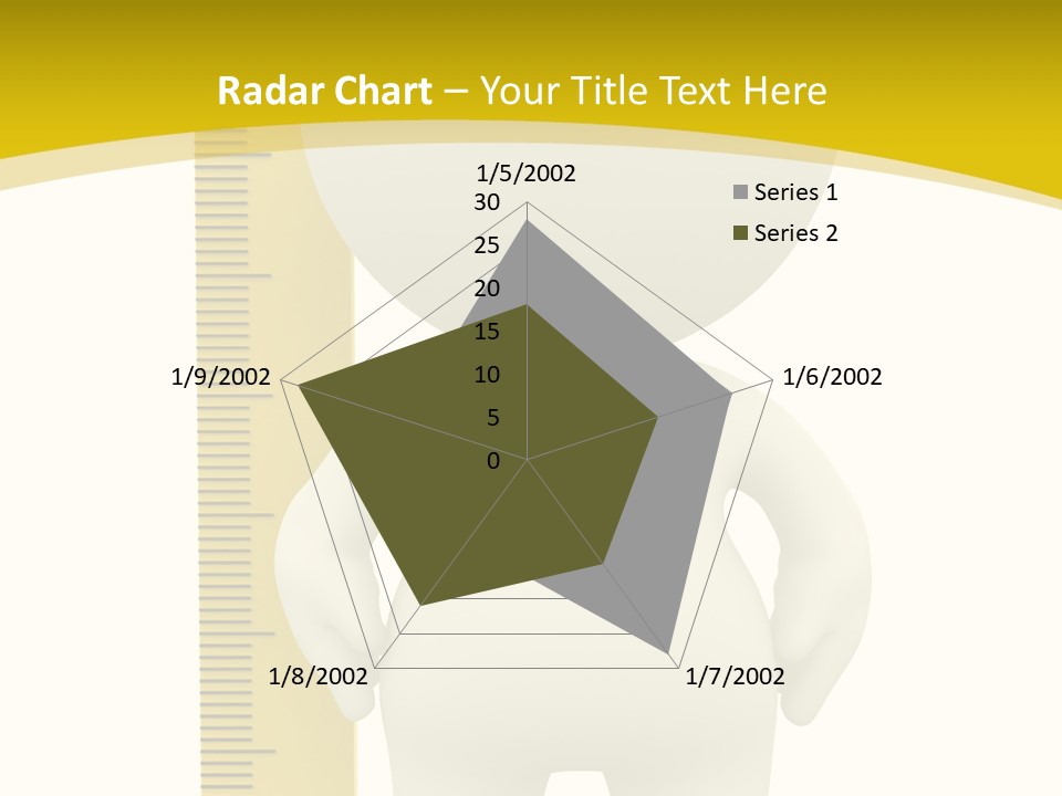 Cartoon Meters Feet PowerPoint Template