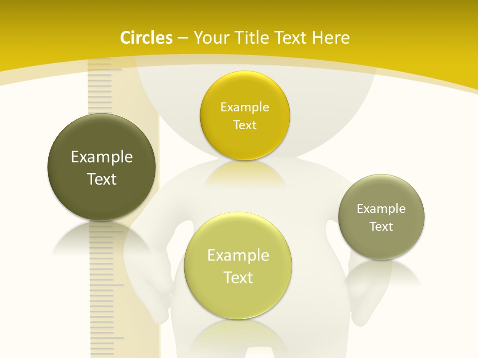 Cartoon Meters Feet PowerPoint Template