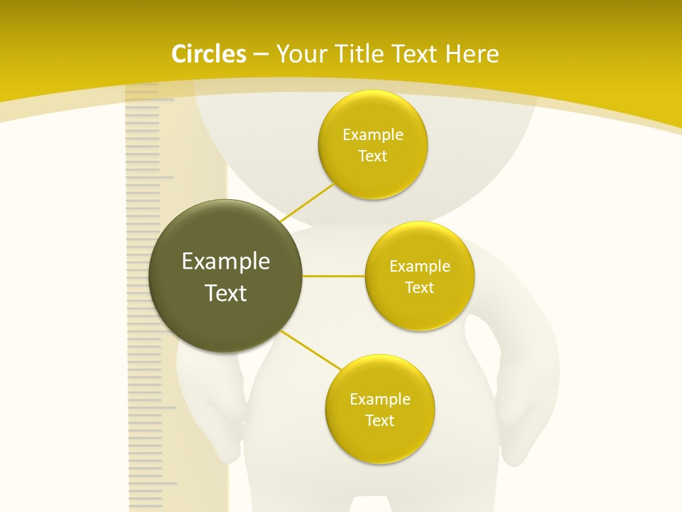 Cartoon Meters Feet PowerPoint Template