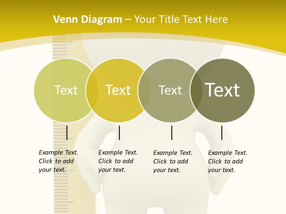Cartoon Meters Feet PowerPoint Template