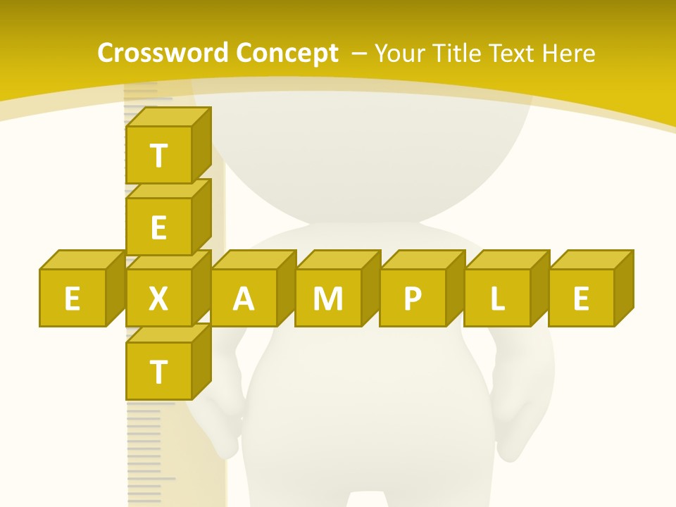 Cartoon Meters Feet PowerPoint Template