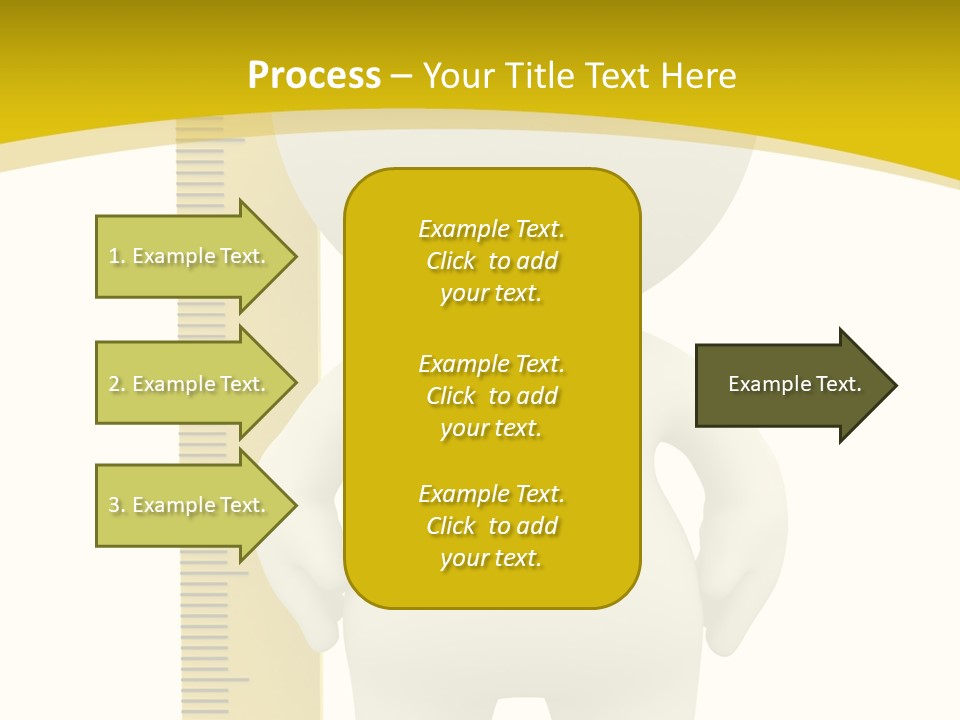 Cartoon Meters Feet PowerPoint Template